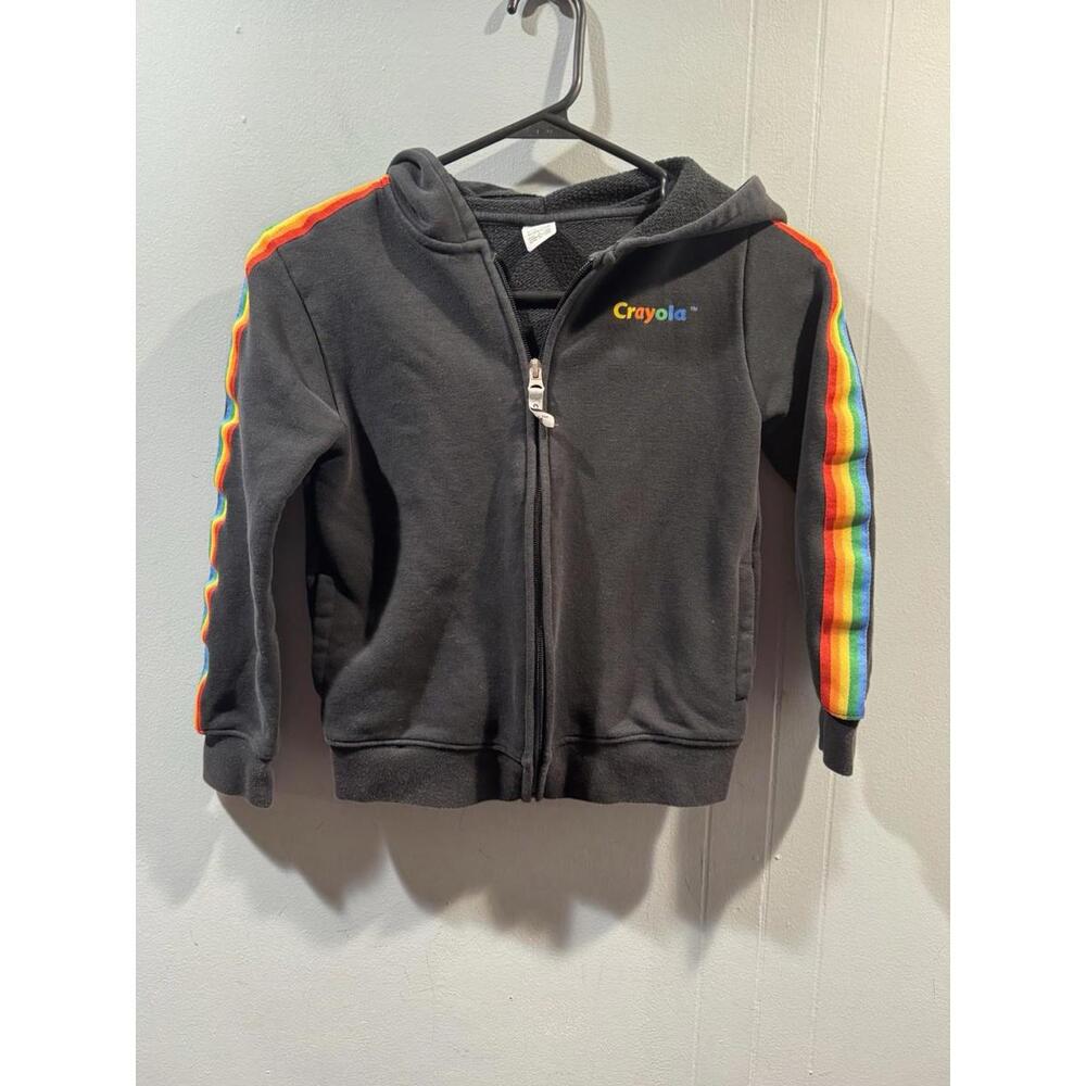 Kids Crayola Jacket Full Zip With Hoodie Size Large (6-7 Years)